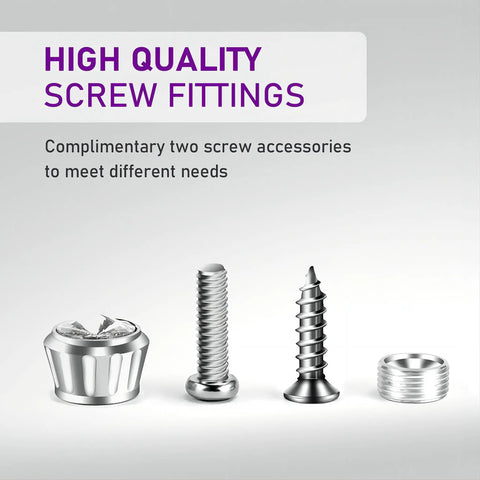 Fresh Bling Crystal Rhinestone License Plate Screws Pack of Four Anti Theft Fastener Kit with various high quality screw fittings.
