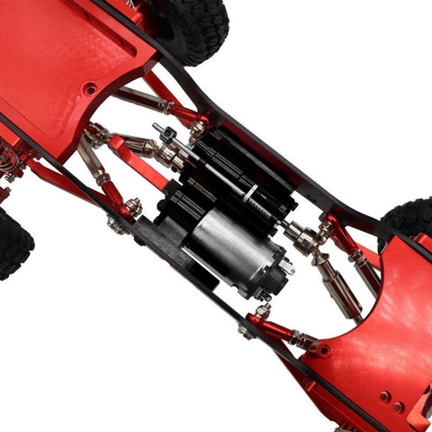 High Torque RC Upgrade Kit For One Sixteenth Scale WPL C14 C24 C34 Models With Two Speed Metal Gearbox And Metal ABS Transmission