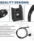 Engine Control Cable Replacement Part 302080049 For Power Smart Lawn Mower with durable design details