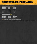 Image showing compatible information for Hyundai and Kia vehicles for the product Alternator Replacement For Hyundai Vehicles 2001 2006.