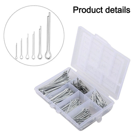 230 Piece Cotter Pins And Hairpin Pins Kit For Automotive And Machinery Secure Fastening Stainless Steel 304 Pin Assortment