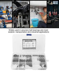 510 Pieces M2 M8 Steel Bearing Ball Classification Kit Built Tough For Heavy Duty Industrial Use With Hardened Balls High Hardness And Load Capacity For Precise Long Lasting Performance, organized steel balls in plastic case