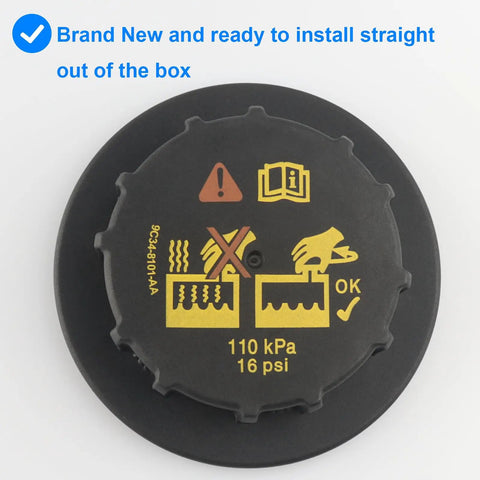 Radiator Pressure Cap Replacement Beefed Up For Ford 6.0 7.3 Powerstroke RS527 9C3Z8101B 9C3Z-8101-B Two Way Valve shown top view