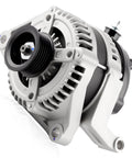 Front view of Premium 11240 Car Alternator Replacement For Dodge Ram 1500 09-10 Durango Grand Cherokee Commander Liberty 07-10 And Chrysler Aspen Direct Fit OEM-Equivalent High Output Beefed-Up Power 56029914A Compatible 11240N Series