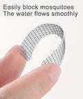Close-up of a self-adhesive mesh from the 50 Piece Window Screen Repair Kit With Self Adhesive Patches And Mesh No Tools Needed