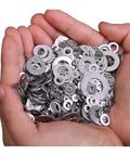 1080 Piece Stainless Steel Screw Washers Assortment Kit For Mechanical Construction Home Repair Automotive DIY Projects Pro Grade Multipurpose Flat Gaskets To Distribute Pressure And Secure Fasteners in hand