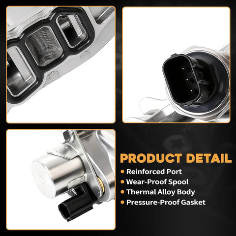 Close-up of Honda Civic Solenoid Spool Valve Replacement For 2006 2007 2008 2009 2010 2011 Replaces 15810 RNA A01 parts