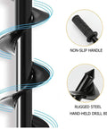 Compost Turning Tool For Easy Aeration And Mixing In Outdoor Tumbler Bins, Rustproof Spiral Aerator, Long Reach Stirring Tool
