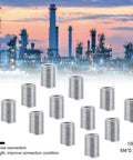 Get 100 M4 Stainless Steel Thread Inserts To Beef Up Damaged Holes Fast in a factory setting, showcasing their use for repairs.