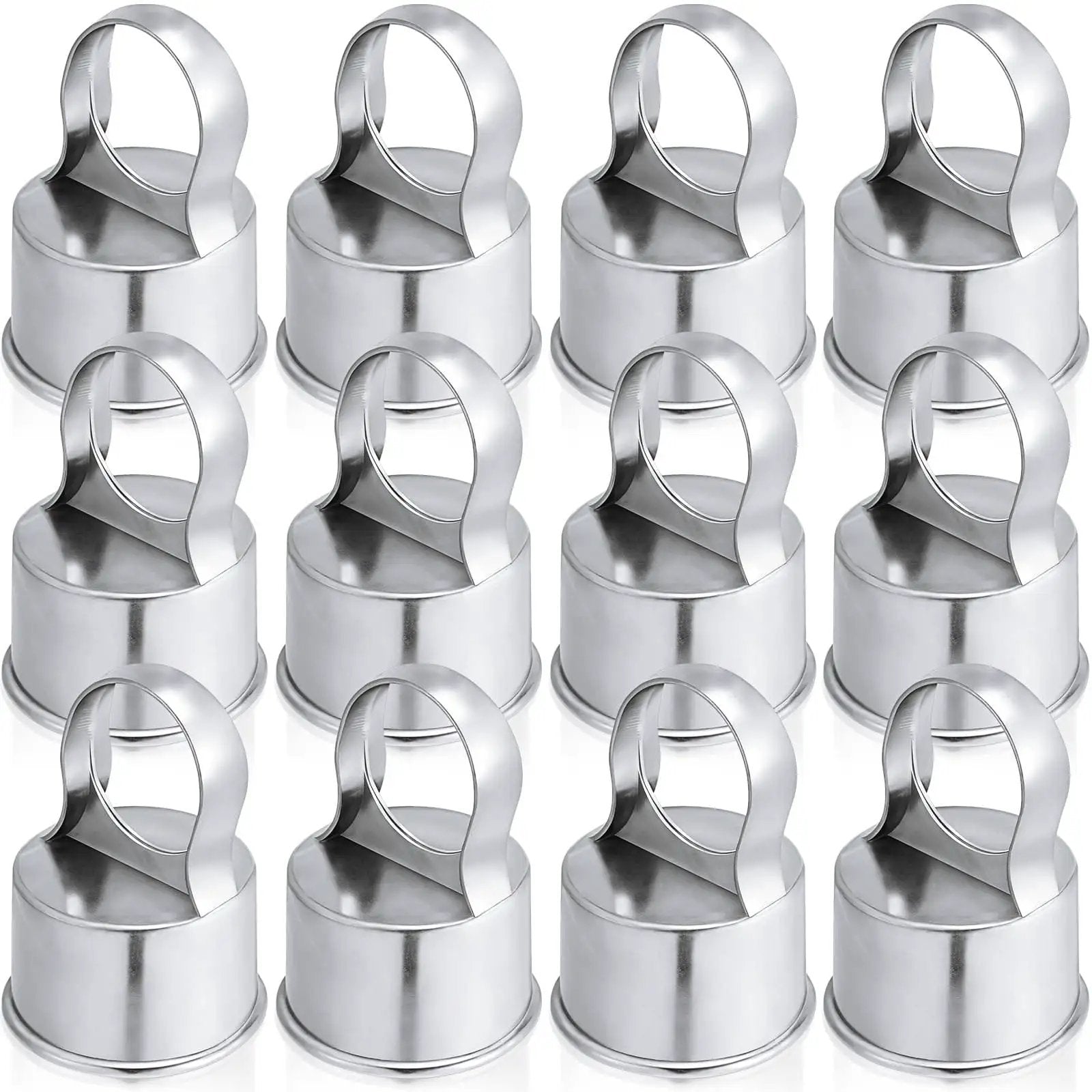 12 Pack Chain Link Fence Ring Caps for Easy Install