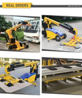 Electrical Glass Vacuum Lifter 600Kg Professional Grade Heavy Duty Manipulator in action with suction cups on glass panels.