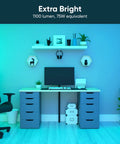 Brighten Up With A 1100 Lumen WiFi RGB And Tunable White A19 Smart Bulb That Works With Alexa And Google Assistant One Pack