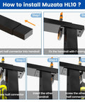 How to install Rectangular Black Aluminum Cable Railing Handrail For Decks Badass Strength And Slick Matte Finish Rock Solid Frame.