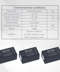 Image showing three Plug And Play Mini Step-Down Power Supply HLK PM01 Isolated AC-DC Converter 220V To 5V modules with specs table.