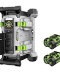 Gasless 1400W Portable Power Station With Two 56V 6Ah Batteries And Charger, Pure Sine Inverter for outdoor use