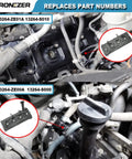 Valve Cover Kit With Gaskets, Bolts, Oil Filler Cap And PCV Valve For 2004 To 2017 Nissan NV2500 NV3500 Armada Titan Pathfinder And 2004 To 2010 Infiniti QX56 5.6L Replacement 13264ZE01A 13264ZE00A installed on engine