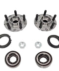 Front Wheel Hub And Bearing Kit With Seals And Retaining Clip Nut 2 Piece Replacement Set For Subaru Legacy Outback Impreza Forester And Baja 1990 To 2004 Without ABS