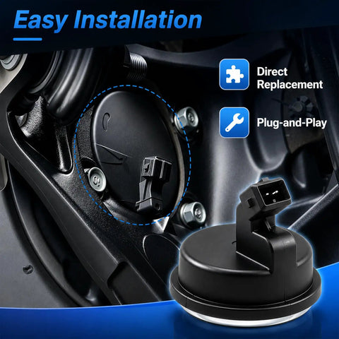 Solid Rear Wheel Hub Bearing With Abs Speed Sensor For Kia Soul And Soul Ev Built Tough Plug And Play Swap That Drops Right In With Durable Heat Resistant Housing And Easy Install 58980B2050 showing mounting position and connector.