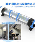40W IP66 Explosion Proof LED Machine Light For CNC And Industrial Work Tubes with 360° rotating bracket and real use images
