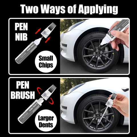 Tesla Wheel Rim Touch Up Paint Gunpowder Color For Model Y 3 S X With Masking Tape And Sandpaper Included Curb Rash Scratch Repair