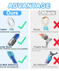Comparison of Beefy Marine Grade Heat Shrink Ring Connectors Assortment For Auto And Boat Wiring Tinned Red Copper and others with advantages.
