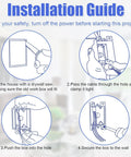 Installation guide for 16 Pack 1 Gang Old Work Retrofit Electrical Box for Wall Switch and Outlet Installations, 14 Cu In PVC Junction Box, DIY Friendly, Easy Mounting for Construction and Renovation, Durable Non Conductive Plastic