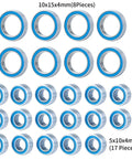 Beefed Up RC Bearing Kit For Gen7 Everest 1 Tenth Scale Crawler 25 Piece Sealed Wheel Hub Axle Bearings Upgrade For Racing And Trail RC Cars Smooth Operation Low Friction Durable Parts