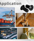 Images showing the application of M5 X 30mm Socket Cap Allen Bolts With Flat Round Head, Black Oxide Finish in various settings