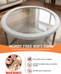 Super Snug W Shape Corner Protectors With Pre Taped Edge Guard For Furniture Safety Kid And Pet Friendly Home Bumper Roll Quick Stick setup on a glass table.