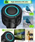 4K CMOS Telescope Camera Eyepiece with WiFi and 6 Hour Battery Life, 802.11ac Wireless for high-definition color viewing.