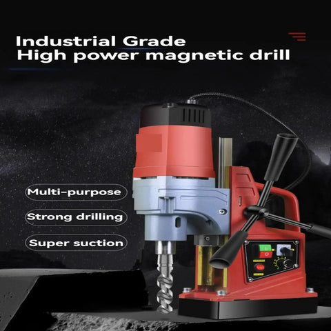 Real Deal Heavy Duty Magnetic Drill Machine For Tough Steel Frame Construction And Rapid Job Site Upgrades Pumping Out Gritty Beast Torque And Absolutely Zero Sweat Precision Per Shift, featuring high power and strong suction.