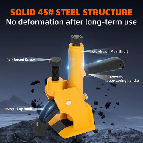 Heavy Duty Tire Bead Breaker With Handle For 38 To 42 Inch Tires Manual Bead Removal Tool Tough As Nails Rock Solid Steel Construction For Easy Tire Changes Durable Hand Tool For Home Garage, 45# steel