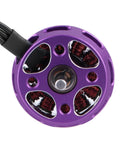2500KV Brushless Outrunner Motor With Mount For 1 24 RC Micro Rock Crawlers And Axial SCX24 Upgrades Replacement, purple top view
