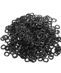 Spring Wave Washers Assortment Kit 500 Pieces Heavy Duty Spring Steel Gaskets For Automotive Home And Shop Use Elastic Wave Seals For Vibration Resistance And Reliable Electrical Connections, black wave washers pile