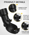 Universal Dust Collection Hose Adapter For DeWalt DCW600 And DWP611 Trim Routers With Dual 27Mm And 36Mm Vacuum Hose Ports