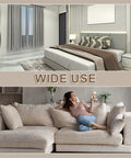 Keep Your Sectional Locked Tight With Zero Sliding Around Using These Tough As Nails Zinc Plated Interlocking Connectors And Installation Screws For Reliable Furniture Assembly in living room.