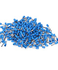 Heavy Duty Insulated Ferrule Butt Terminals Kit With Crimp Copper Wire Connectors For Tough Electrical Wiring Jobs And Industrial Control Systems That Stay Secure And Stop Leaks, blue 1000pcs
