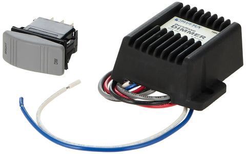 Deckhand Dimmer Switch 6A 12V Marine Lighting Dimmer For LEDs Incandescent And Halogen, Illuminated Exit, plug and play