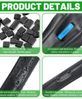 Details of 1000 Ft Drip Tape Irrigation Kit With 5/8 Inch Tubing 16 Mil Thickness showing material and components.