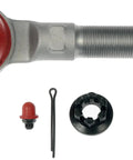 Patented Steering Tie Rod End With Rugged Duty Build, Beefy ArmourGrade Ball Stud, Greaseable IntegraFit Bearing, Heavy Duty Link For Trucks And SUVs, Long Lasting, High Performance Steering Component, with cotter pin and nut