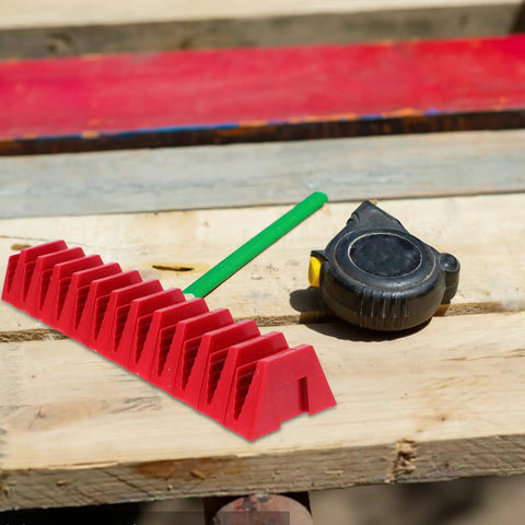 Red Modular Wrench Organizer Tray For Quick Access Grab And Go Tool Holder For Diy Storage On Workbenches Space Saving Design