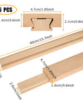 16 Inch Wood Drawer Slides That Glide Like A Dream Classic Center Bottom Mount Replacement Rails Heavy Duty Wooden Cabinet Hardware For Traditional Dressers Quick Snap Fit And Built Tough For Any Home Project showing dimensions and design details.