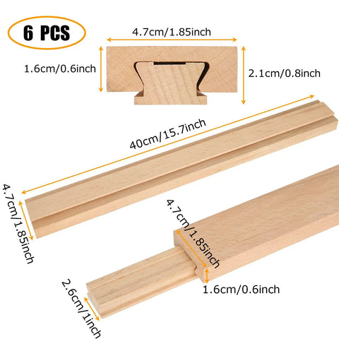 16 Inch Wood Drawer Slides That Glide Like A Dream Classic Center Bottom Mount Replacement Rails Heavy Duty Wooden Cabinet Hardware For Traditional Dressers Quick Snap Fit And Built Tough For Any Home Project showing dimensions and design details.