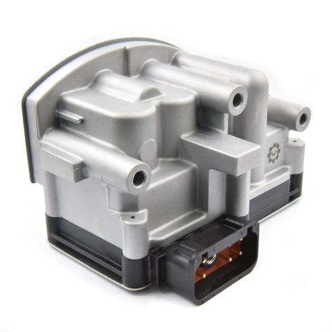 A604 41TE Transmission Shift Control Solenoid Block Kit With Gasket And Input And Output Speed Sensors Replaces OE 5140429AA 698100 5015646AC 5015646AB 4504570AB 4800878 4800879 Plug And Play Ready, silver