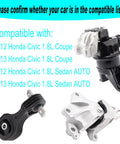 Set Of 3 Engine Motor Mount And Transmission Mount Kit For 2012 Through 2015 Civic 1.8L with visible mounts
