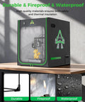 Led Lighting 3D Printer Enclosure Built To Last With Constant Temperature Fireproof And Dustproof Protective Cover 520x600x720mm