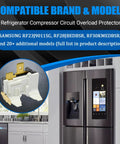 Plug And Play No Hassle Overload Relay Protector For Samsung Refrigerators Fits RF23J9011SG RF28JBEDBSR RF30KMEDBSR display