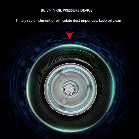 Built-in oil pressure device demonstrating timely oil replenishment in Heavy Duty Pneumatic Grease Pump Kit, 40L Capacity.