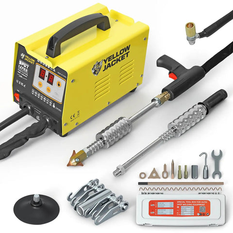 Pro-Grade Stud Welder Dent Repair Kit With 3000W Spot Welder Dent Puller For Auto And Manual Welding Seven Modes 110V Machine