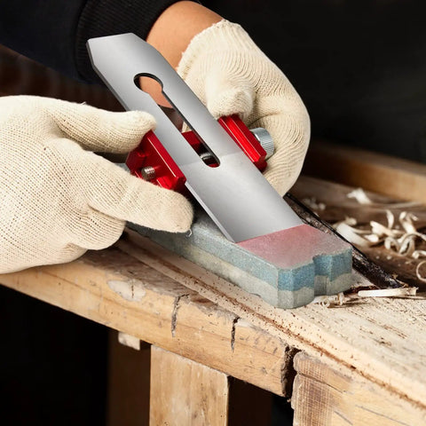 Angle Fixing Honing Guide For Whetstone Sharpening No Frills Edge Setup For Chisels And Planes 0 To 2 Point 55 Inches Red One Piece Woodworking Tool That Makes Sharpening A Breeze